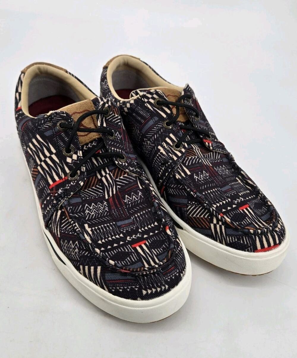 Twisted X Mens Kicks MCA0051 Abstract Print Casual Sneaker Shoe Loafer Sz 9